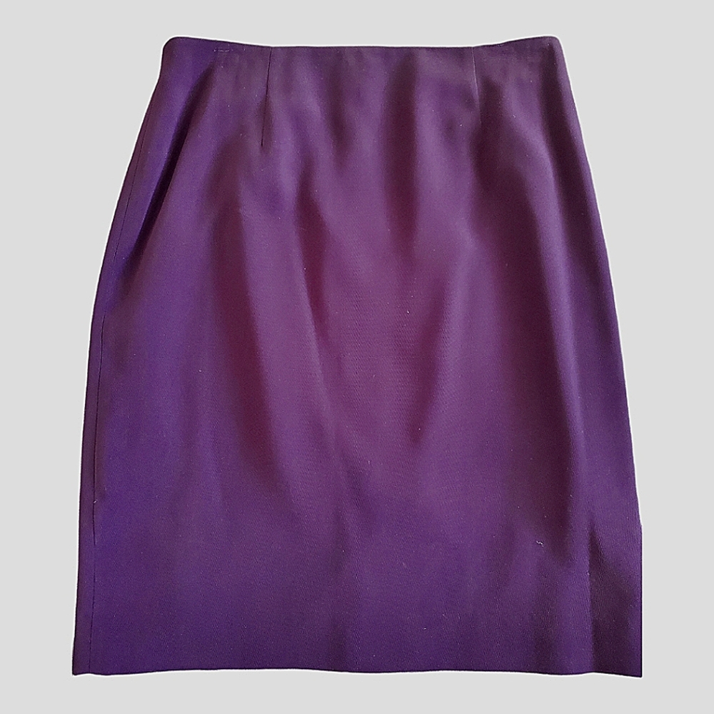 Amanda Smith Petite Casual Skirt Purple Size 12P